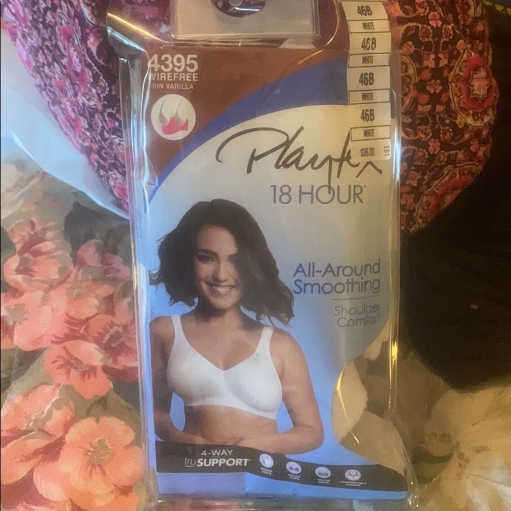Playtex 18 hour 46B wirefree bra NWT
